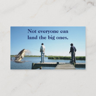 Cartes de visite de requin de ventes
