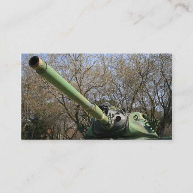 Cartes de visite de réservoir d'armée (Devant)
