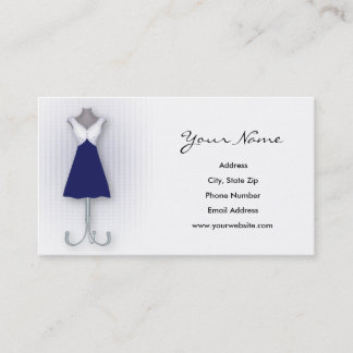 Cartes de visite de robe de marine