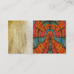 Cartes de visite de roue de médecine de zodiaque