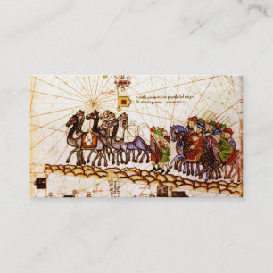 Cartes de visite de route d'épice