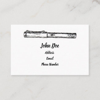 Cartes de visite de safari de Lamy