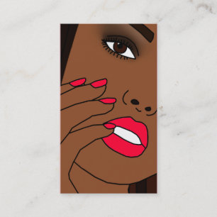 Cartes de visite de salon de beauté