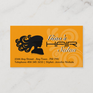 Cartes de visite de salon de coiffure