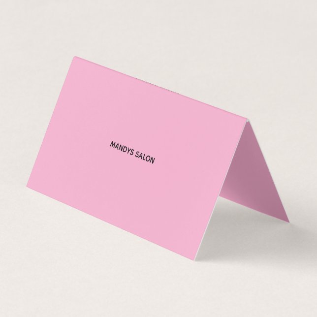 CARTES DE VISITE DE SALON DE MANDY (Devant)