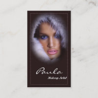 Cartes de visite de salon/maquillage/beauté de