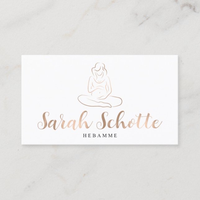 Cartes de visite de Sarah Schotte (Devant)