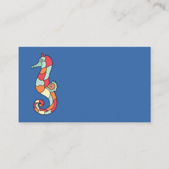 Cartes de visite de Seahorse (Devant)