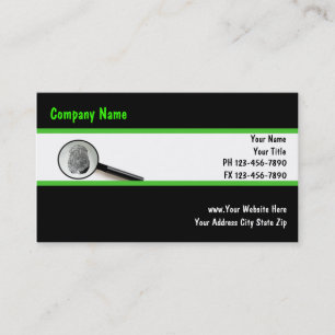 Cartes de visite de sécurité