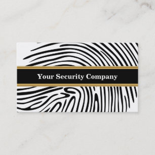 Cartes de visite de sécurité