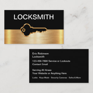 Cartes de visite de sécurité Classy Locksmith