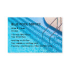 Cartes de visite de service de piscine