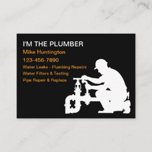 Cartes de visite de service de plomberie cool gran