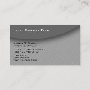 Cartes de visite de services d'avocat branchés
