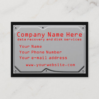 Cartes de visite de services informatiques