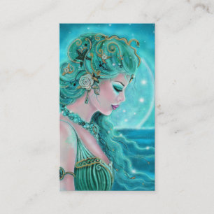 Cartes de visite De Sirène Lune Par Renee Lavoie