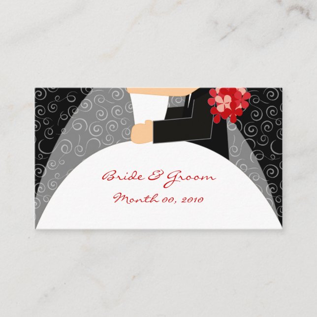 cartes de visite de site mariage (Devant)