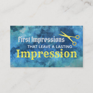 Cartes de visite de slogans de raseur-coiffeur