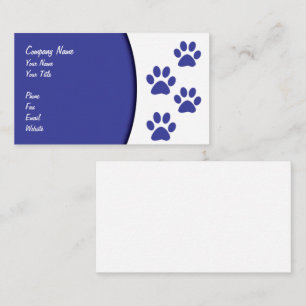 Cartes de visite de soins pour animaux