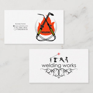 Cartes de visite de soudure et de soudure