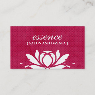 Cartes de visite de spa de salon et de jour