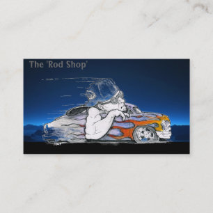 Cartes de visite de Streetrod Cartoon Automotive