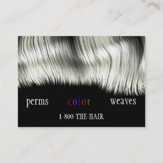 Cartes de visite de style de salon de coiffure