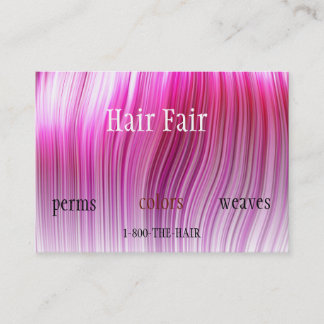 Cartes de visite de style de salon de coiffure