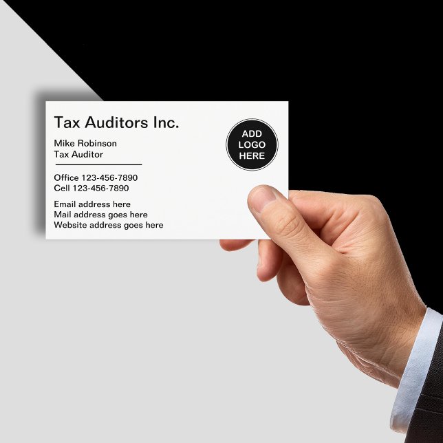 Cartes de visite de style professionnel pour exper (Créateur téléchargé)