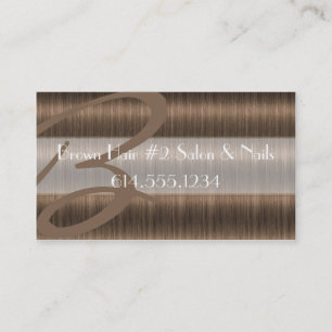 Cartes de visite de styliste de salon de coiffure
