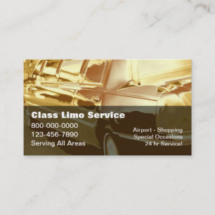 Cartes de visite de taxi