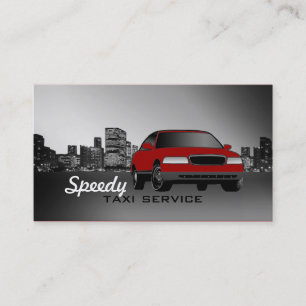 Cartes de visite de taxi - couleur de voiture