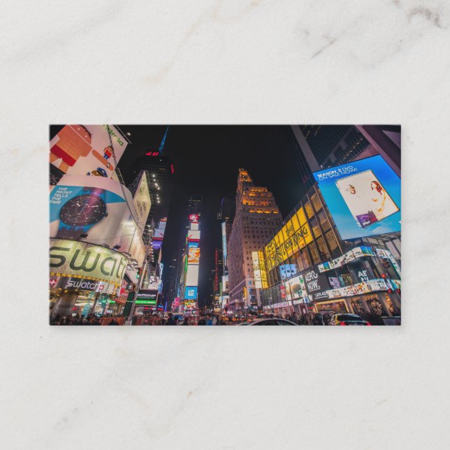 Cartes de visite de Times Square (Devant)