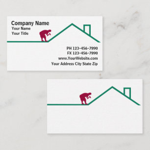 Cartes de visite de toiture