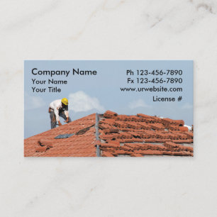 Cartes de visite de toiture
