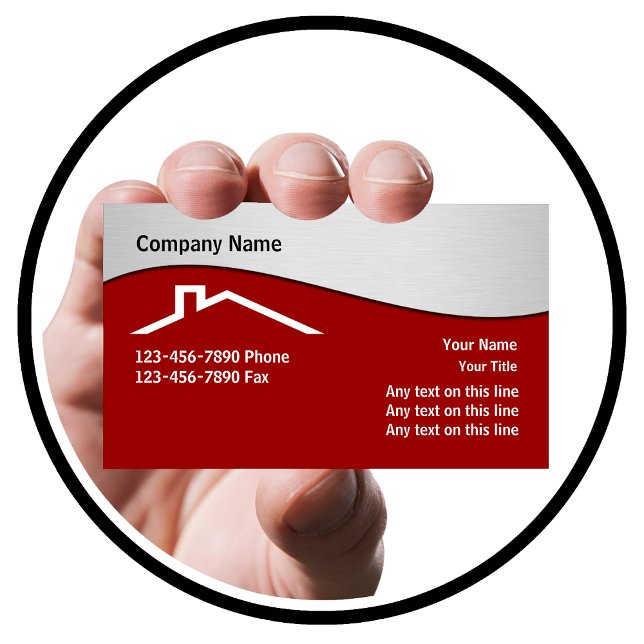 Cartes de visite de toiture (Créateur téléchargé)