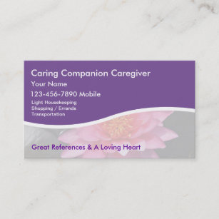 Aide Soins A Domicile Cartes De Visite Zazzle