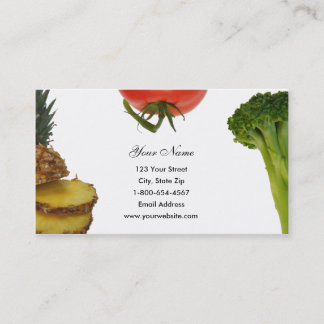 Cartes de visite de trio de produit