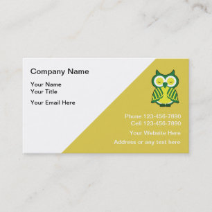 Cartes de visite de tuteur de professeur