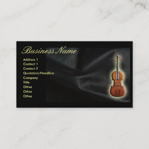 Cartes de visite de violon