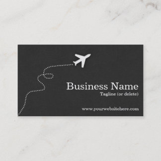 Cartes de visite de voyage modernes et simples