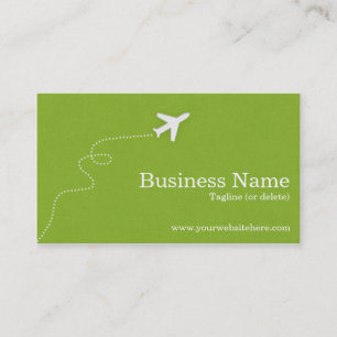 Cartes de visite de voyage modernes et simples