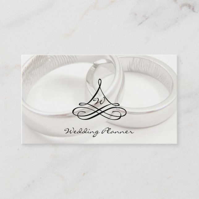 Cartes de visite de wedding planner (Devant)
