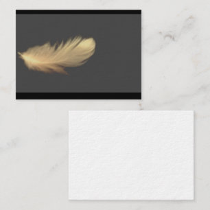 Cartes de visite de WingThick de plume