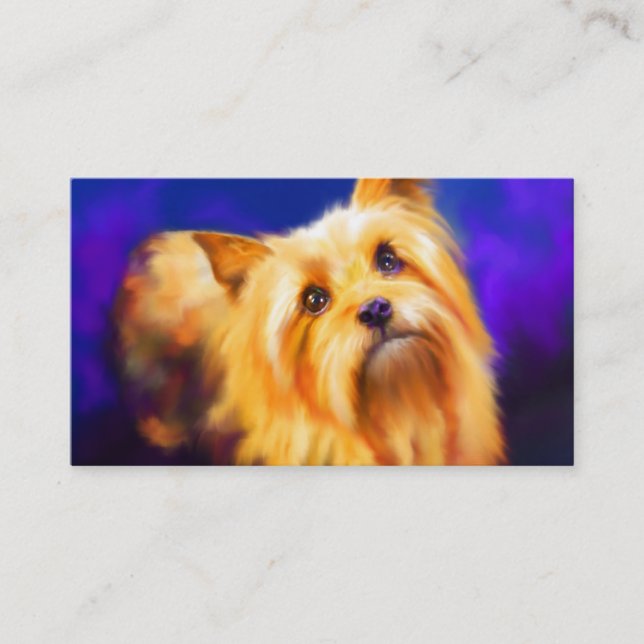 Cartes de visite de Yorkshire Terrier (Devant)