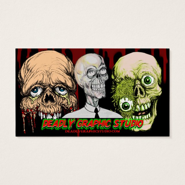 CARTES DE VISITE DEADLYGRAPHICCARD (Dos)