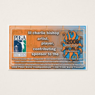 Cartes De Visite début des MONDES 2008 de la perfection de Craig d
