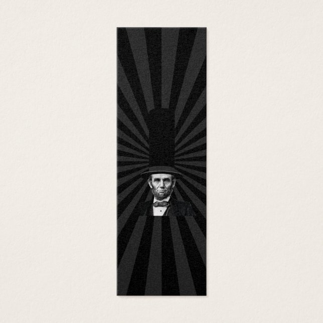 Cartes De Visite Déclaration de mode présidentielle Abraham Lincoln (Devant)