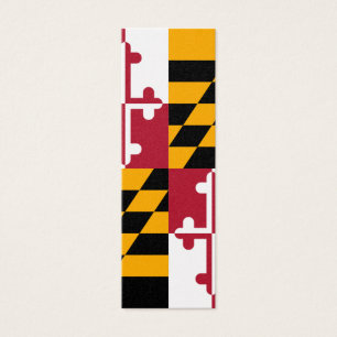 Cartes De Visite Décor du drapeau de l'État du Maryland