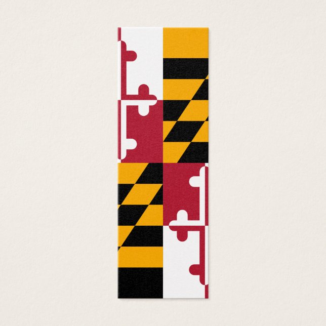Cartes De Visite Décor du drapeau de l'État du Maryland (Devant)